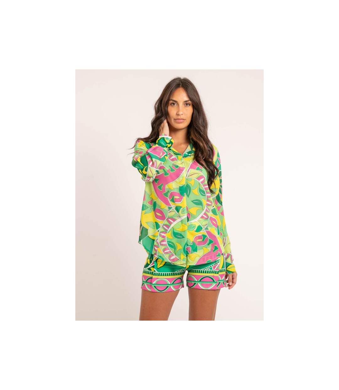 Chemise motifs OMBELLE - Dona X Lisa-1
