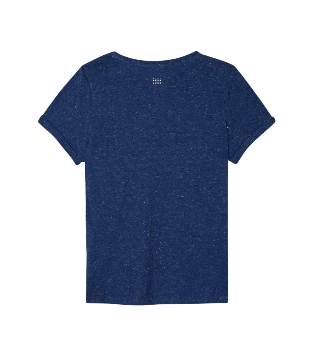 T-shirt bleu femme tbs adinatee 29418 - l-2
