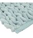 Tapis Salle de Bain Tissé Épais 50x75cm Bleu Arctique-2