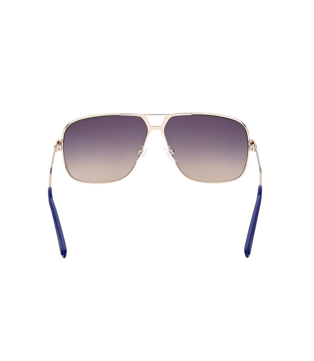 Lunettes De Soleil Motif/style Dégradé Homme Taille Unique Bleu Jaune Or Guess-2
