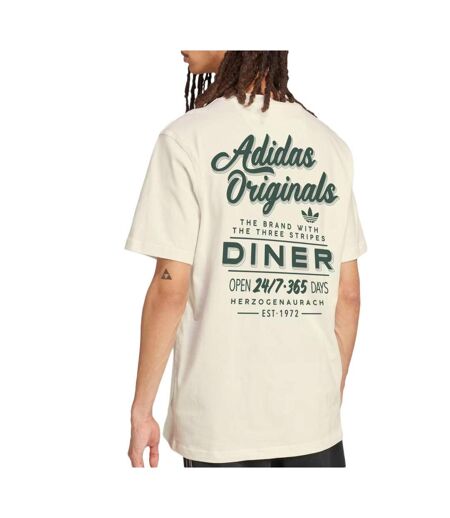 T-Shirt écru homme adidas diner