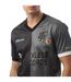 Mens Footpatrol Monogram Game Football Jersey Black Mizuno-4