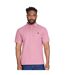 Polo bio classique pour hommes rose Raging Bull