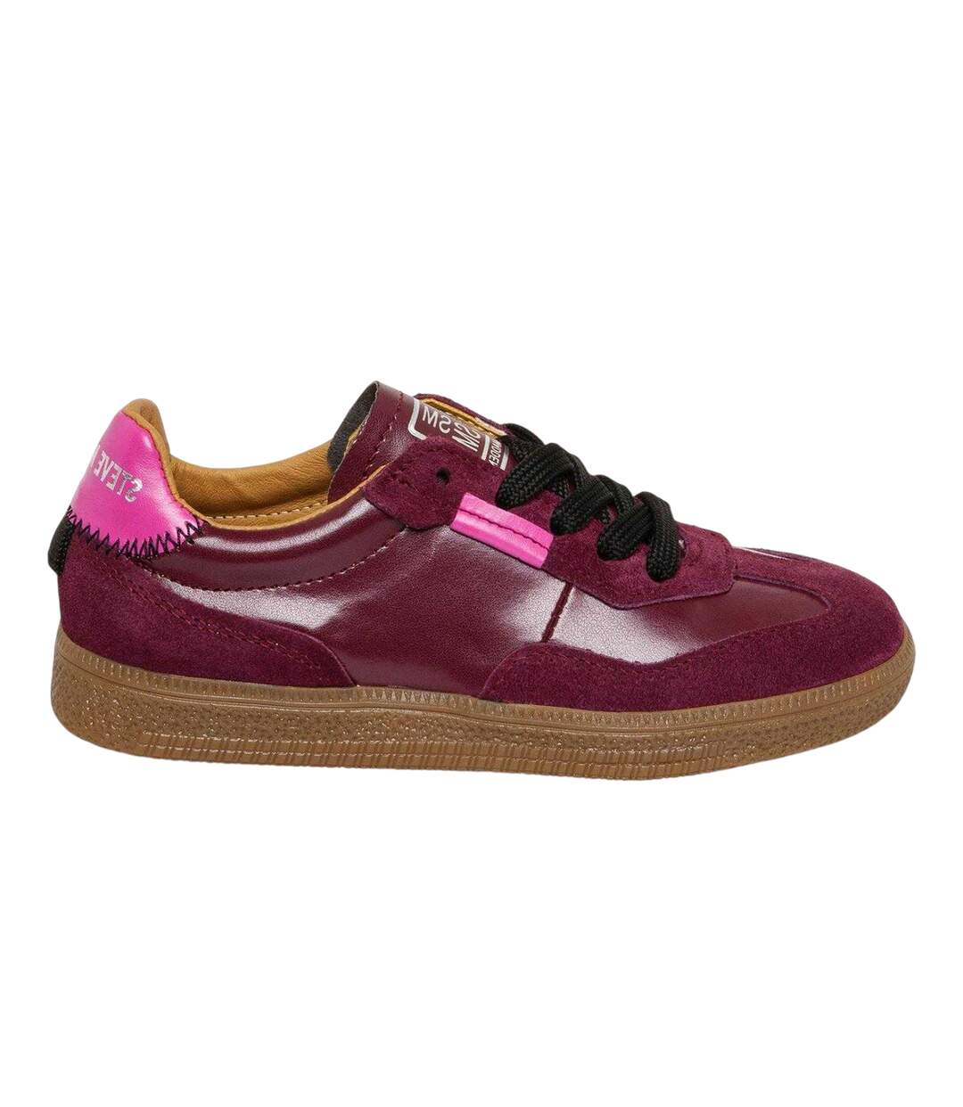 Baskets Emporia Suede Low Top Baskets Pour Enfants Bordeaux Steve Madden-1