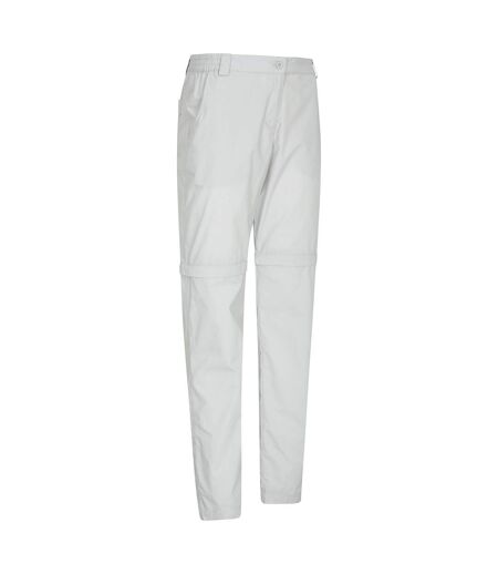 Pantalon De Randonnée Quest Femme Gris Clair Mountain Warehouse