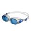 Speedo Unisex Adult Futura Classic Swimming Goggles (Clear/Blue)