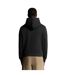 Mens Diagonal Weave Hoodie Black Lyle & Scott-3