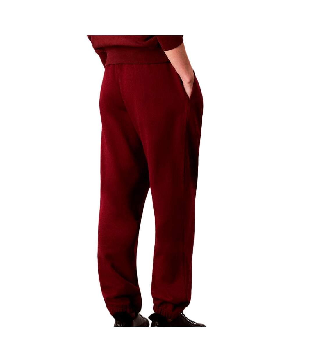 Jogging rouge femme calvin klein jeans monologo-2