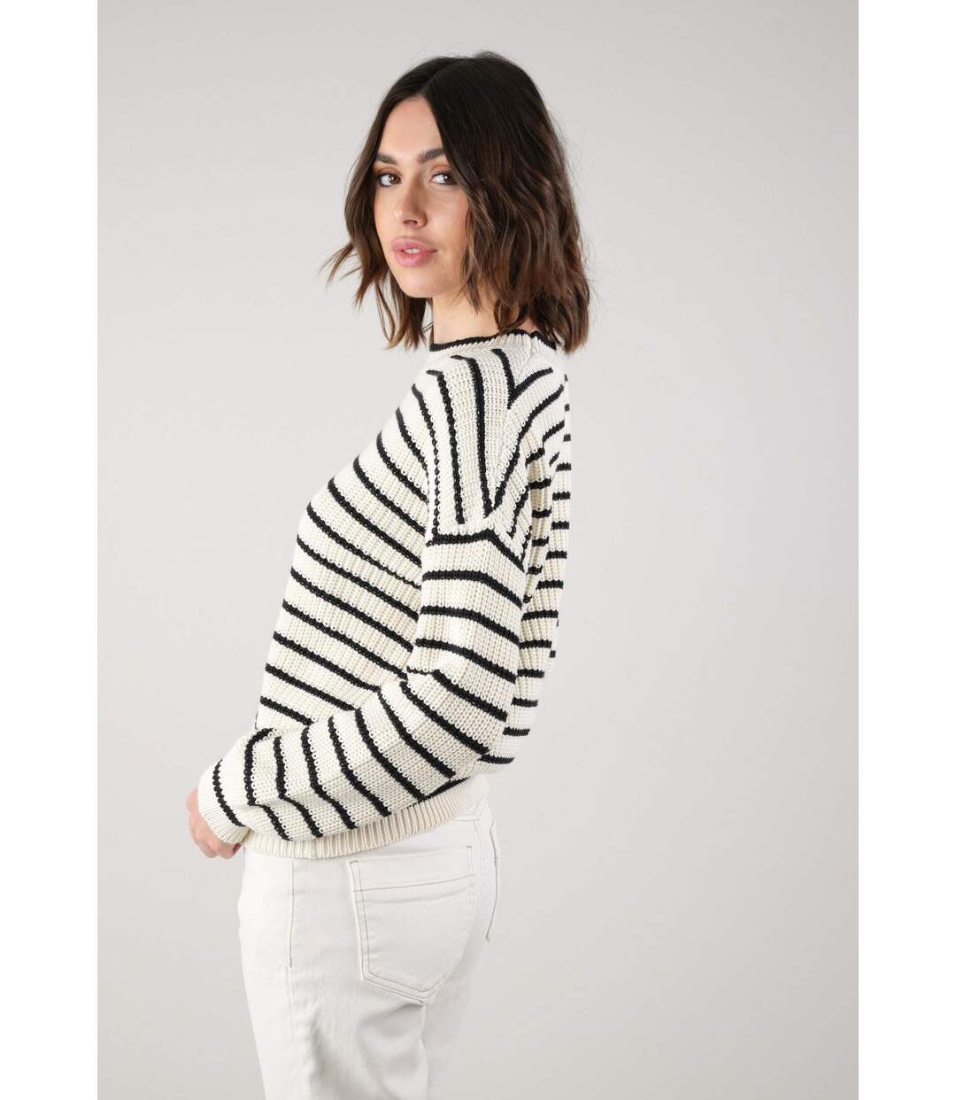 Pull 100% coton pour femme WENDA-4