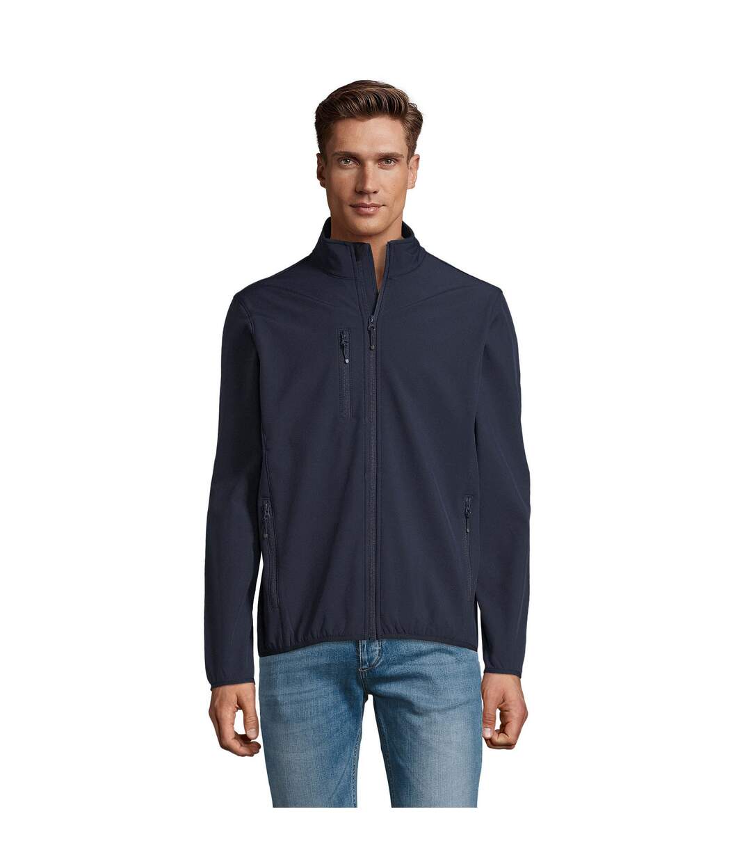 Veste softshell radian homme bleu SOLS-4