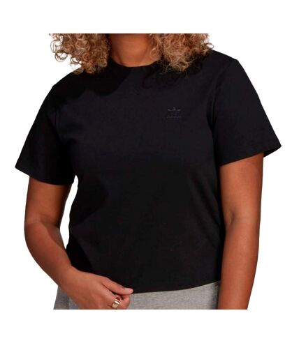 T-shirt Noir Femme Adidas HE6892