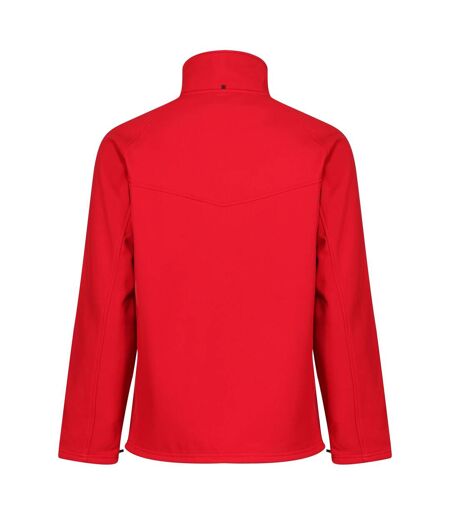 Mens uproar lightweight wind resistant softshell jacket classic red/seal grey Regatta