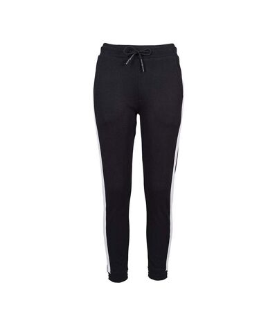 Pantalon de jogging femme noir / blanc Build Your Brand