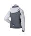 Womens/ladies silva flash waterproof padded jacket black/silver reflective Hy