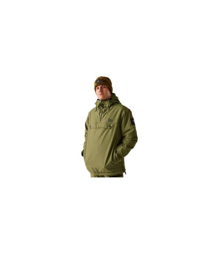 Blouson De Ski À Enfiler Motif/style Blocs De Couleurs Freeride Homme Vert Olive Dare 2B