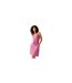 Womens/ladies Ariena Painterly Stripe Casual Dress Pink Fusion White Regatta-1