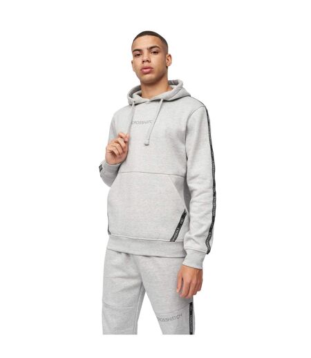 Mens Apollos Hoodie Grey Marl Crosshatch