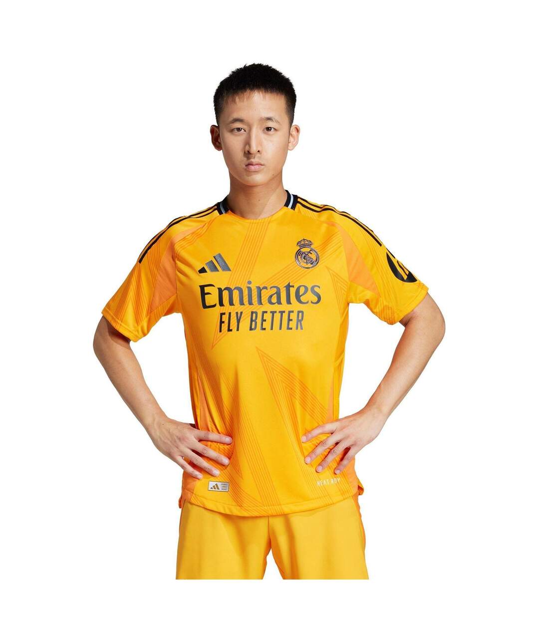 Maillot Extérieur Motif/style Real Madrid Cf Authentic 24/25 Homme Orange Adidas-1