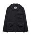 Mens Harporcrate Hooded Jacket Black Weekend Offender-2