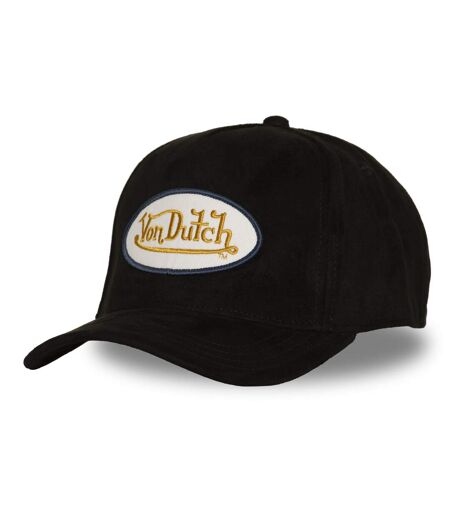 Casquette trucker en suédine avec filet et écusson fourrure Fur Vondutch
