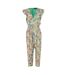 Womens/ladies Floral V Neck Casual Jumpsuit Multicoloured Print AX Paris-2
