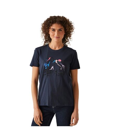 T-shirt filandra femme bleu marine Regatta