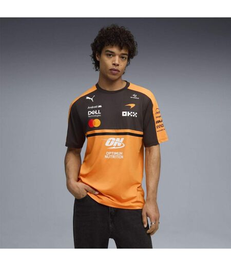 Unisex Adult Replica Mclaren F1 Replica T-shirt Orange Black Puma