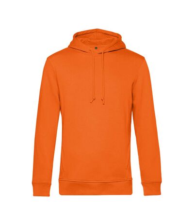 B&C Mens Organic Hooded Sweater (Pure Orange)