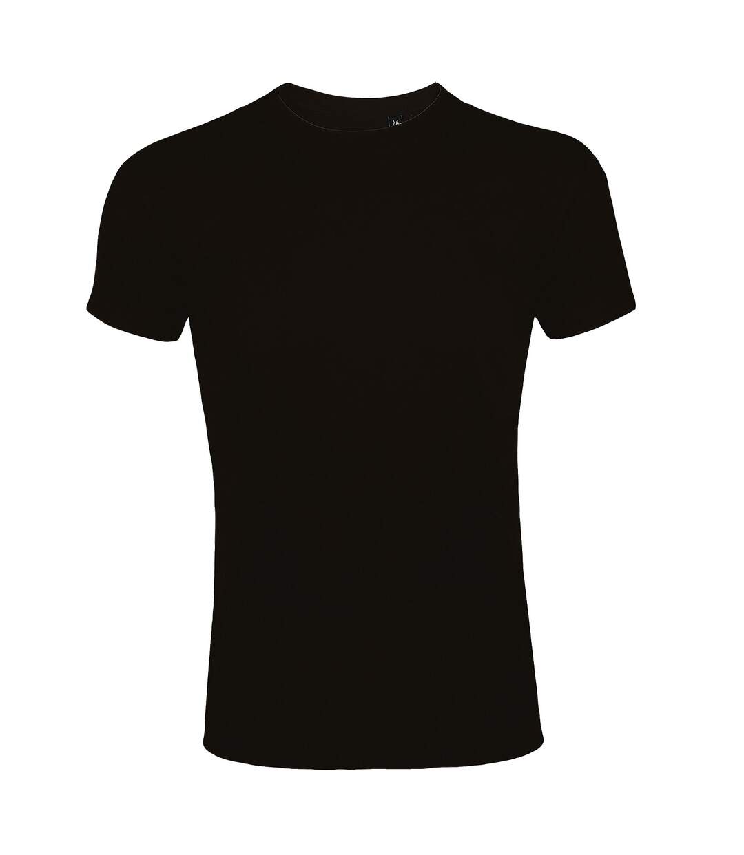 SOLS Mens Imperial Slim Fit Short Sleeve T-Shirt (Deep Black)
