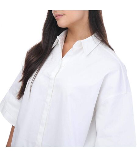 Womens/ladies orlanda 3/4 length oversized shirt white Ted Baker