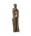 Statuette Couple Debout Câlin 48cm Marron & Or-1