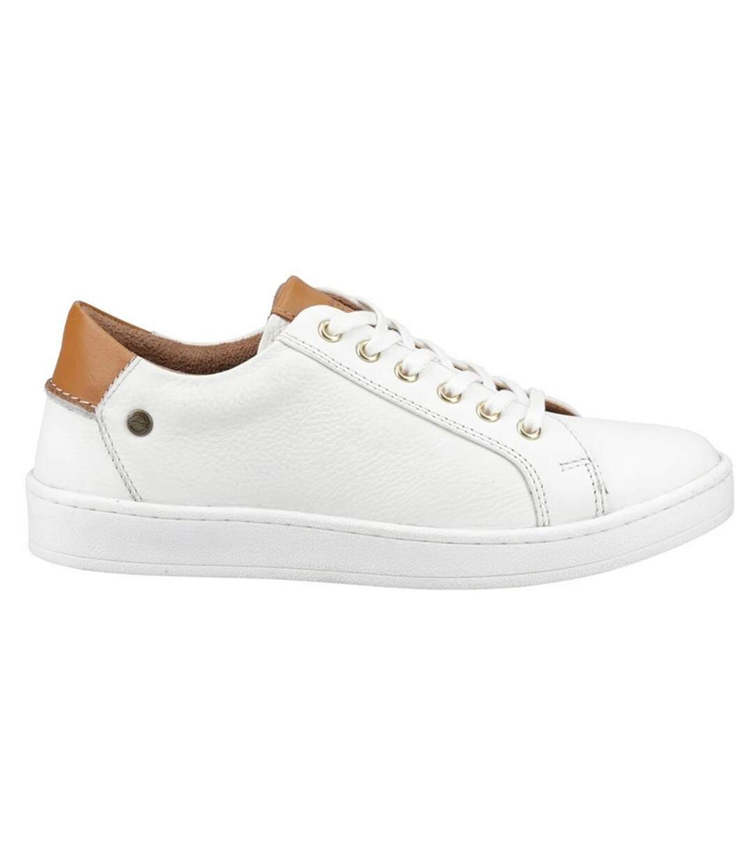 Mens Radcot Leather Trainers White Cotswold-4