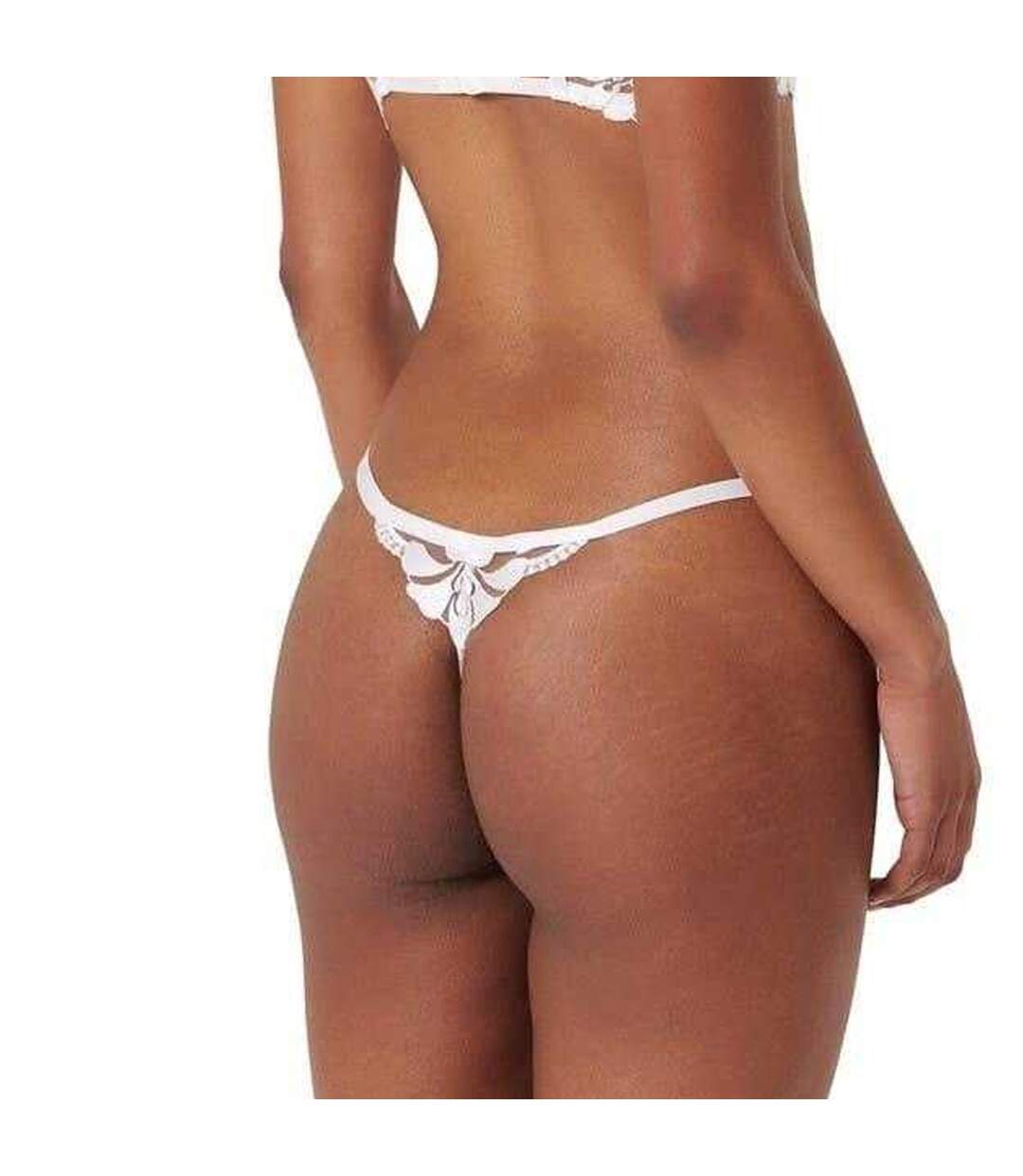 Womens/ladies Leonora Thong White Bluebella-3