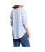 Chemise oversize bleu femme morgan popeline-2