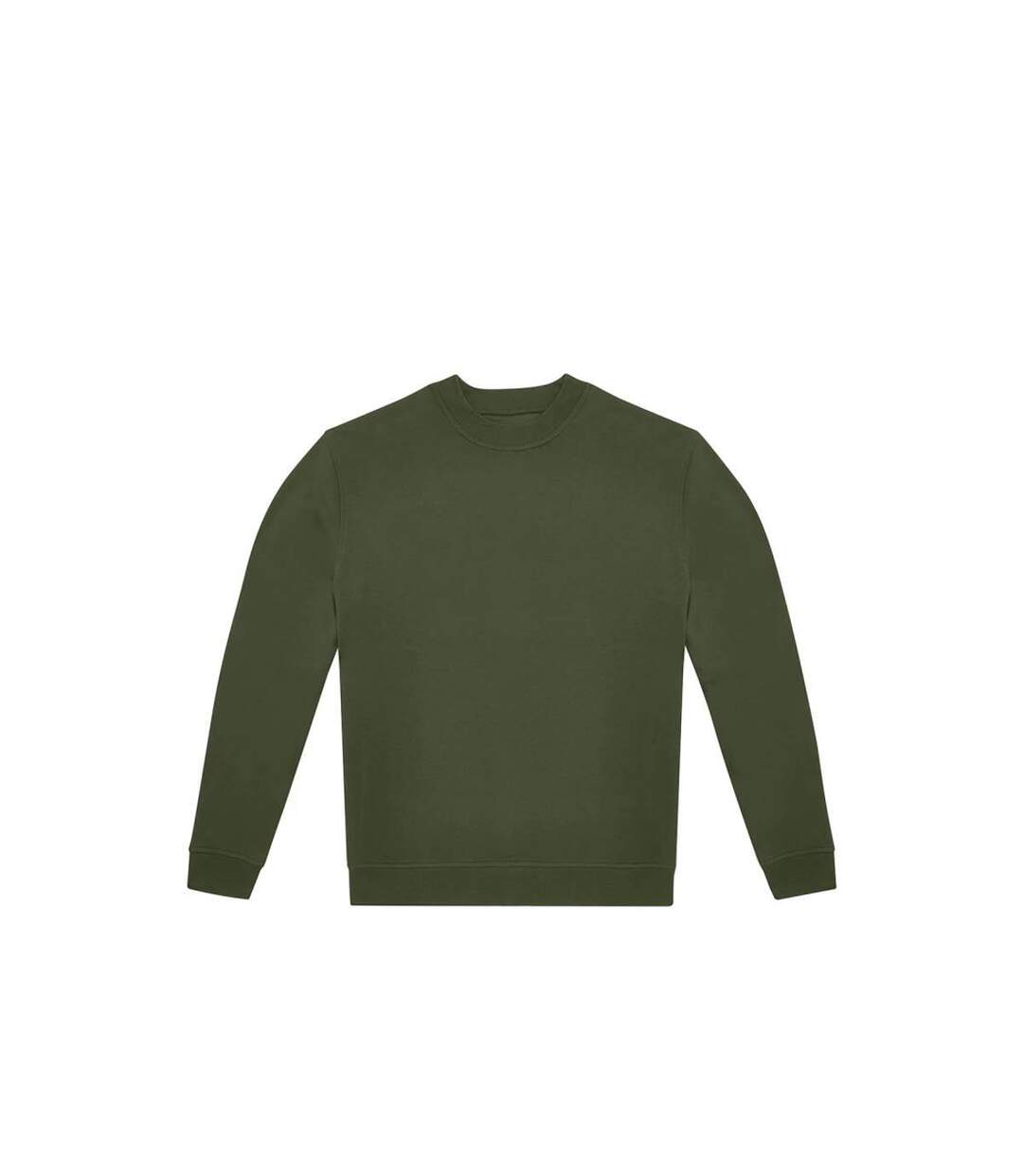 Unisex adult id.332 crew neck sweatshirt urban khaki B&C-1