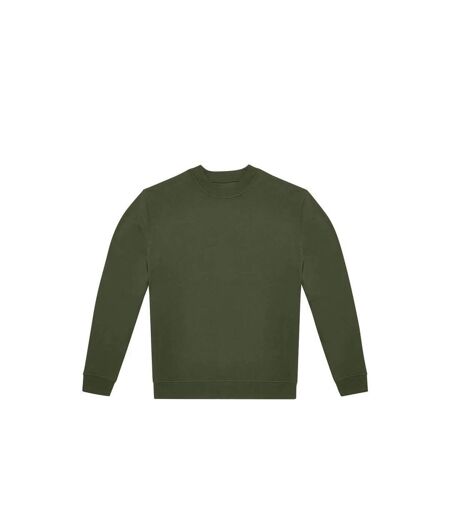 Unisex adult id.332 crew neck sweatshirt urban khaki B&C