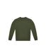 Unisex adult id.332 crew neck sweatshirt urban khaki B&C-1