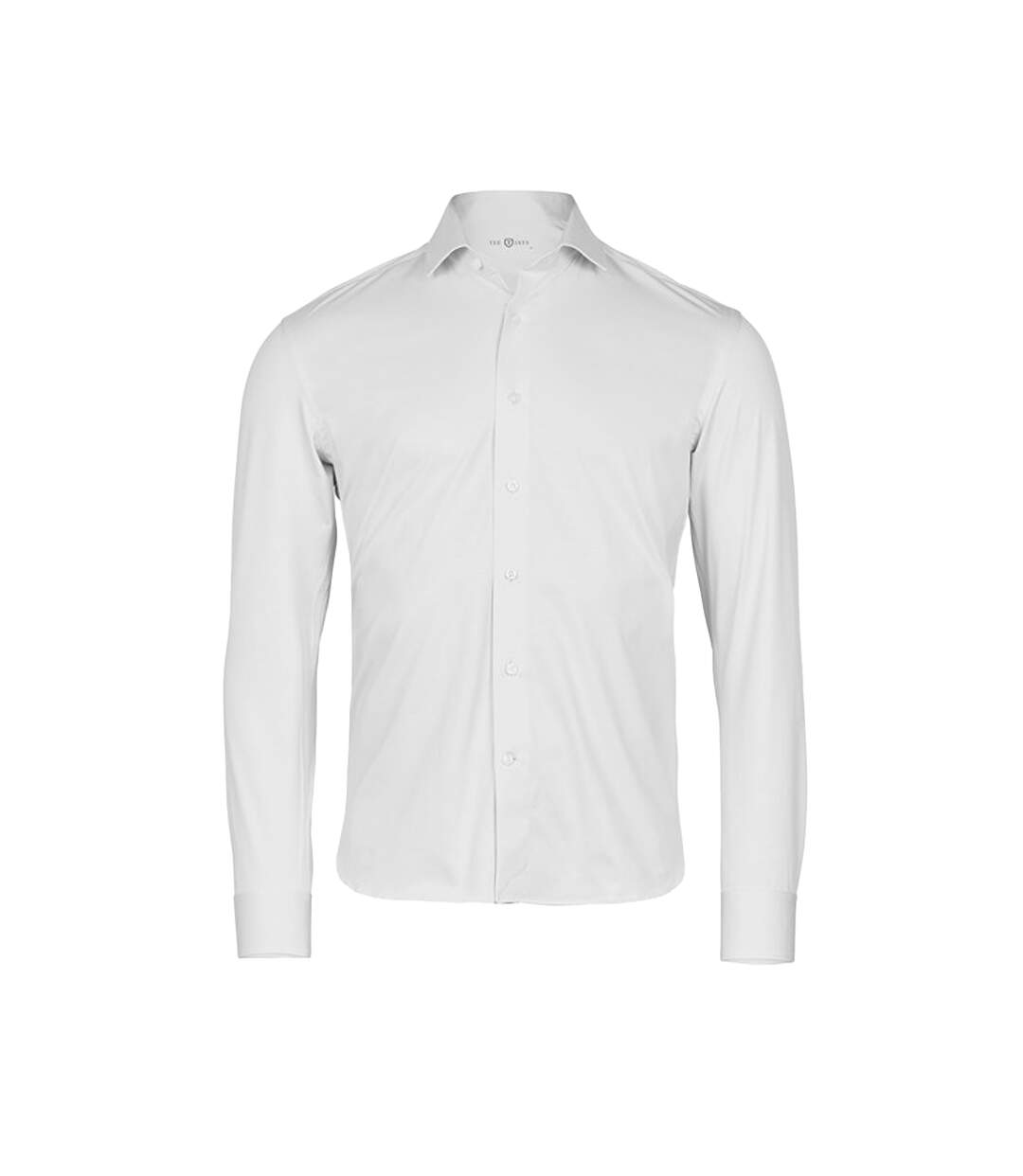 Mens Stretch Formal Shirt White Tee Jays-2