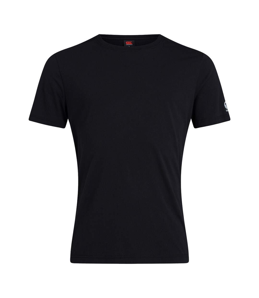 Mens Club Plain T-shirt Black Canterbury-2