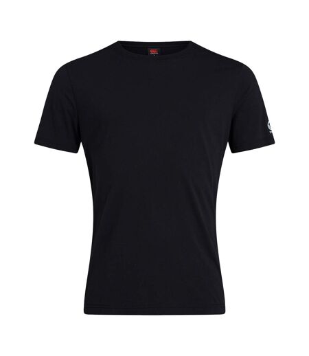 Mens Club Plain T-shirt Black Canterbury
