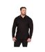 Mens Tyler D555 Kingsize Long-sleeved Polo Shirt Black Duke-1