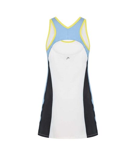 Womens/ladies Fiona Colour Block Tank Dress Multicoloured Head