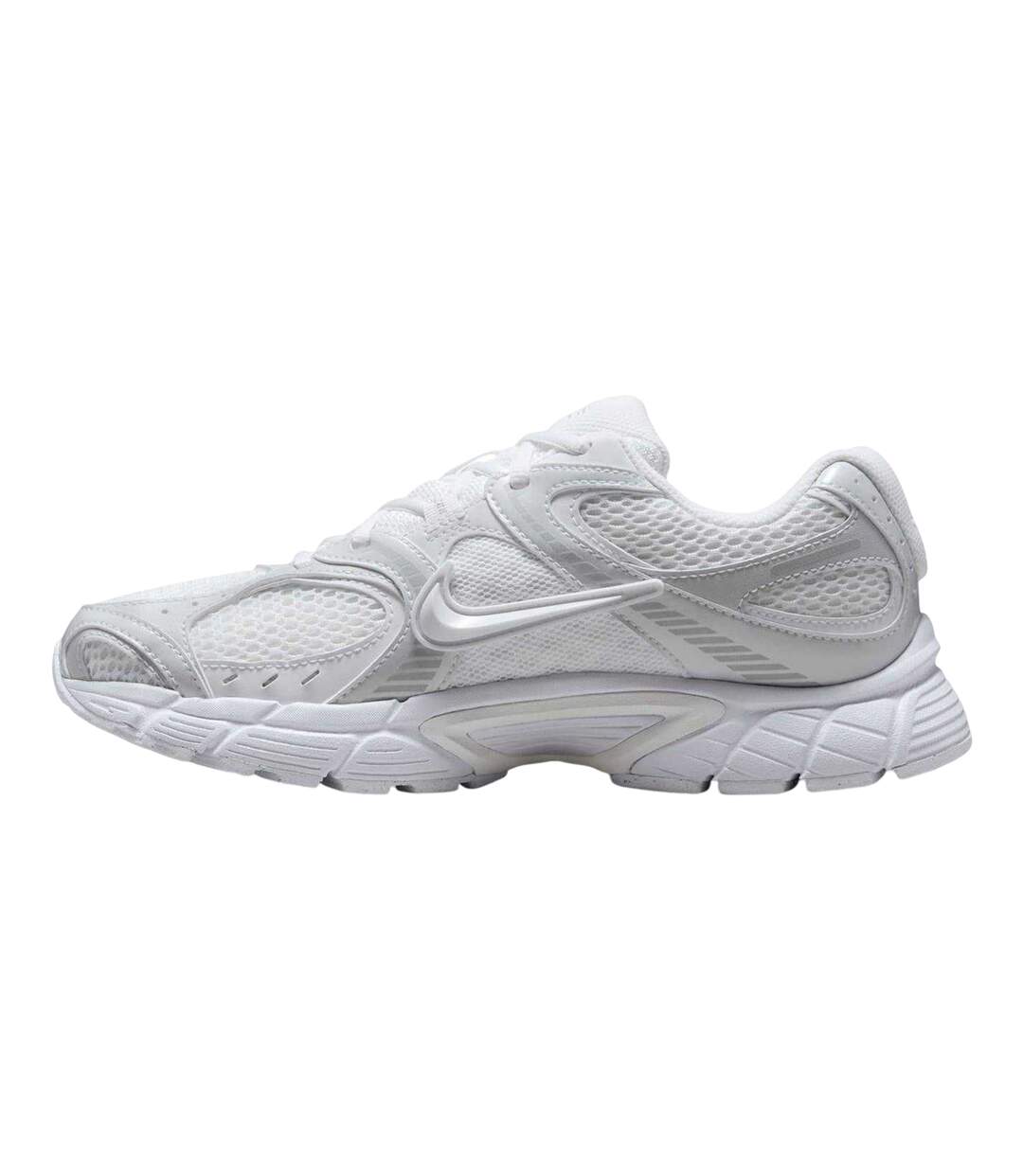 Mens Vomero Run 5 Mesh Trainers White Silver Nike-3
