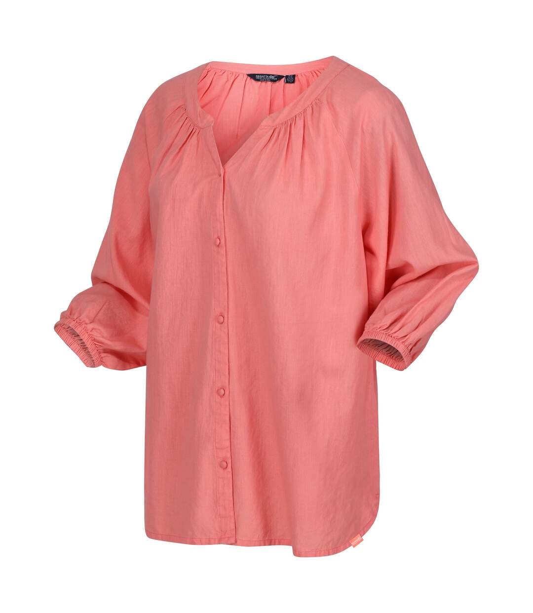 Womens/ladies Natuna Lightweight Shirt Shell Pink Regatta-4