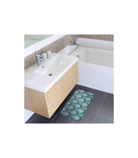 Tapis de Bain Imprimé Blueart 45x75cm Bleu