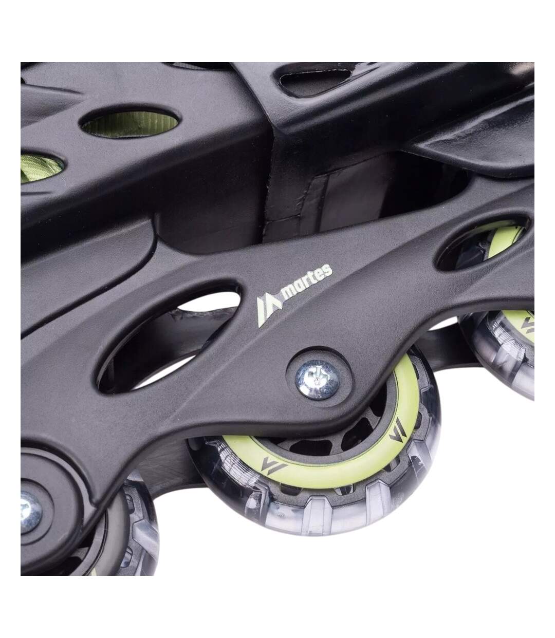 Patins À Roulettes Alignées Dirion Enfant 34,5-34,5-38-38 Fr Noir Vert Clair Vert Clair Martes Essential-4