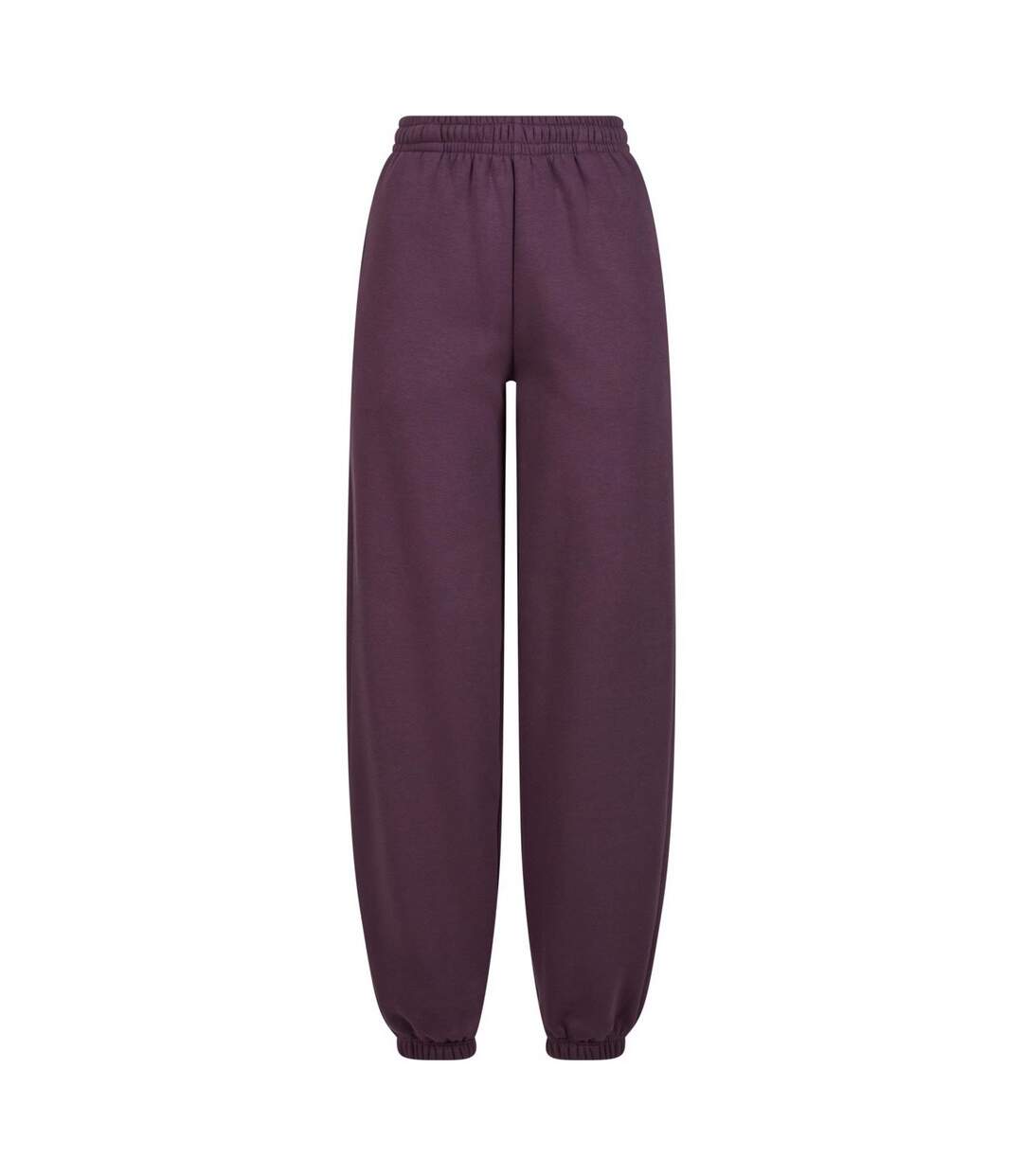 Bas De Jogging Duveteux Pour Femmes/femmes Prune Pourpre Build Your Brand-1