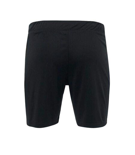 Mens Rangers Fc Athletic Shorts Black Orange Print Castore