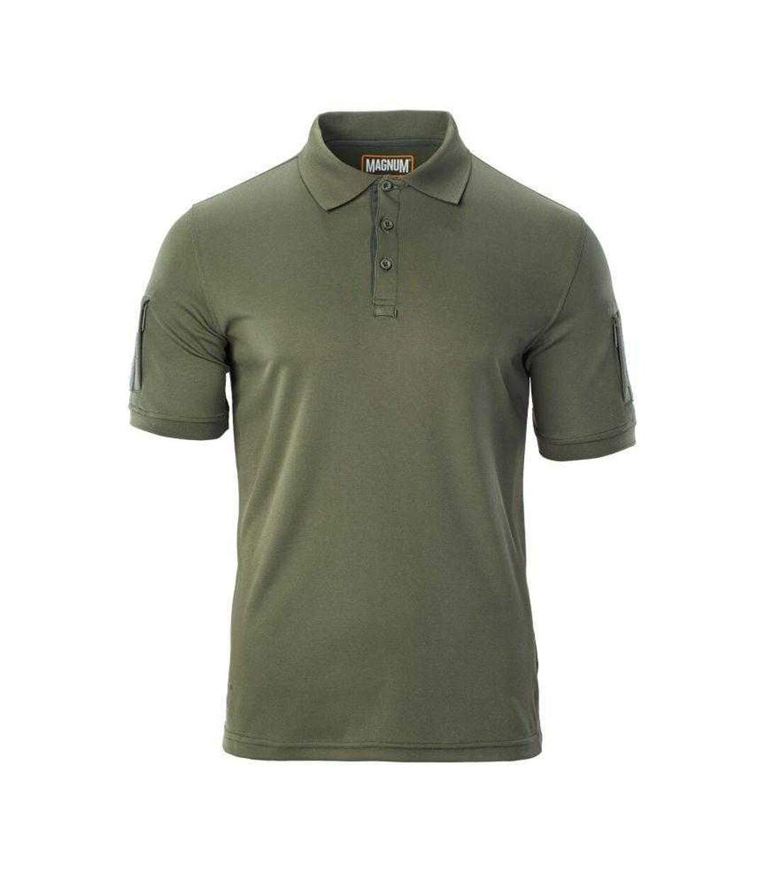 Mens Ii Polo Shirt Green Magnum-1