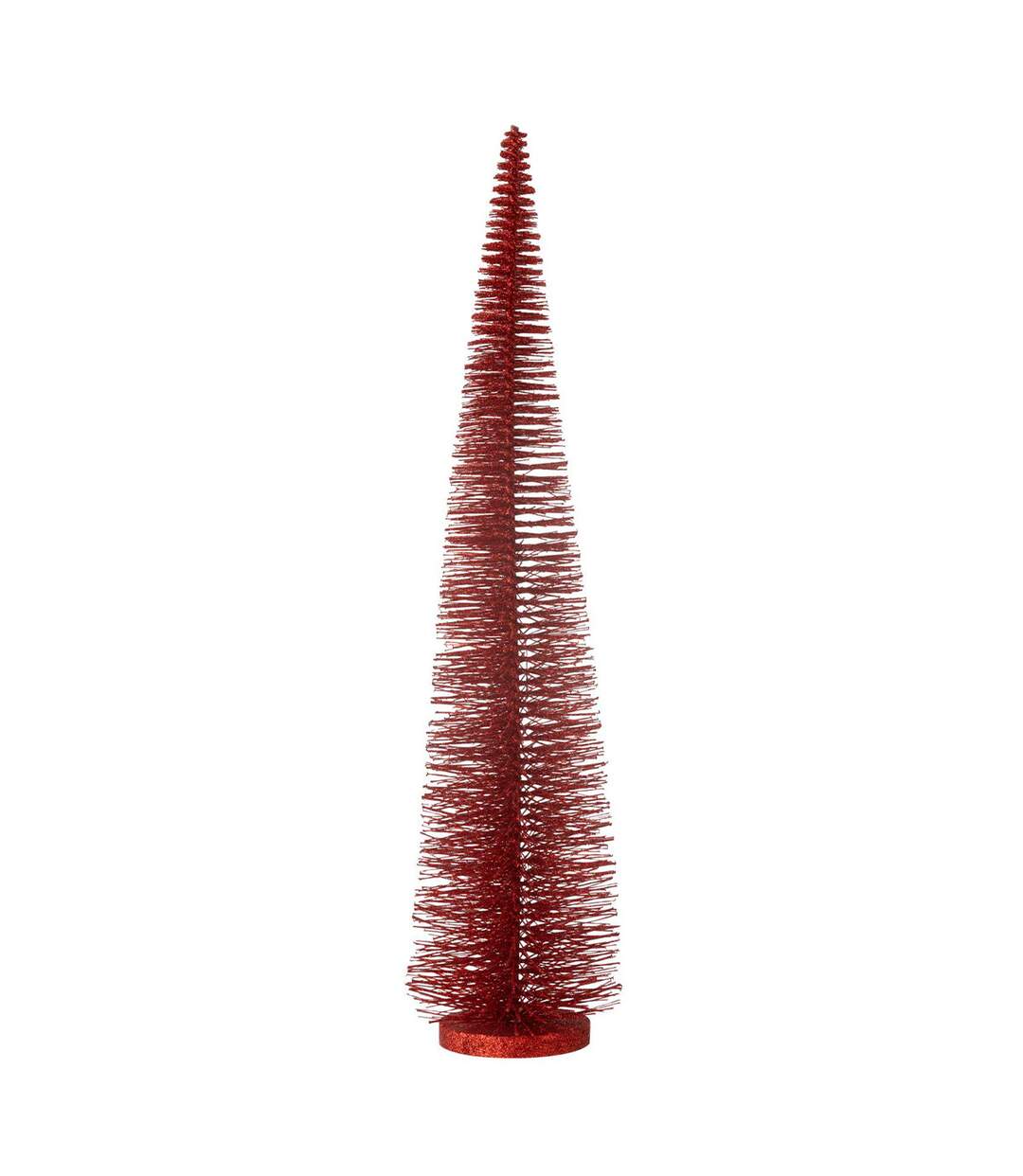 Sapin de Noël Déco Pailleté Josh 61cm Rouge-1